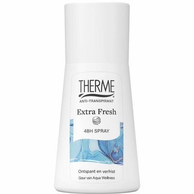 3x Therme Anti-Transpirant Extra Fresh Spray 75 ml