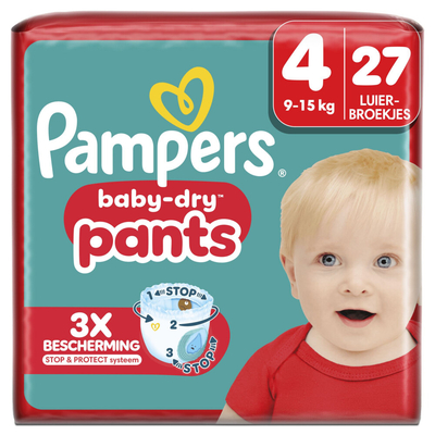 Pampers Baby Dry Pants  luierbroekjes maat 4 - 27 stuks