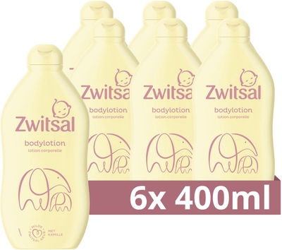 Zwitsal Bodylotion - Baby - trekt snel in zodat je je baby meteen weer kunt knuffelen - 6 x 400 ml