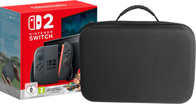 Nintendo Switch 2 + Mario Kart World + BlueBuilt Travel Case