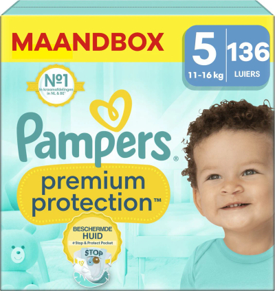 Pampers Premium Protection  luiers maat 5 - 136 stuks