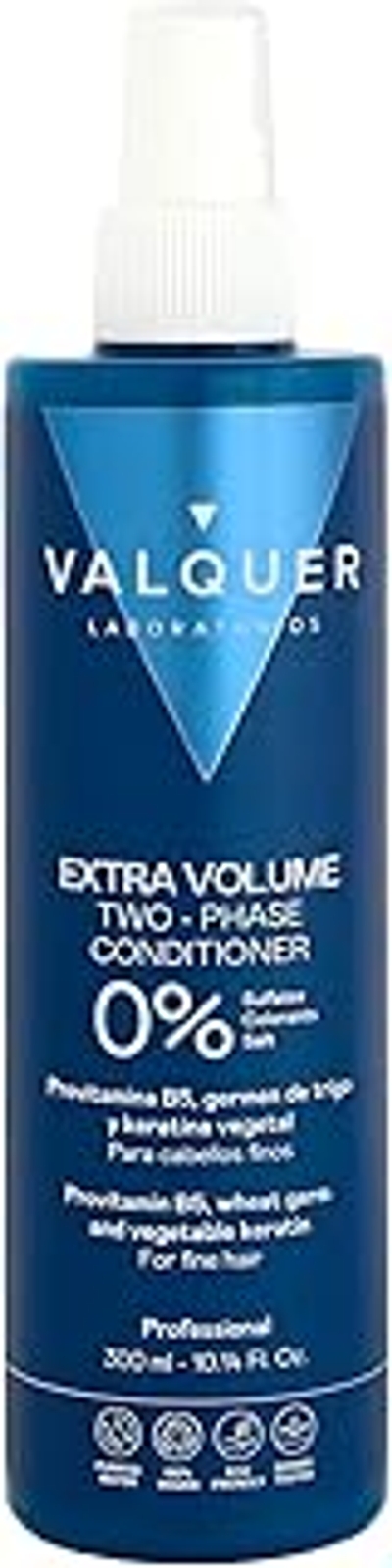 Valquer Profesional Volume-up bifasische haarconditioner sulfaatvrij, kleurstofvrij, zoutvrij, parabenenvrij, MIT-vrij voor haar met volume - 300 ML