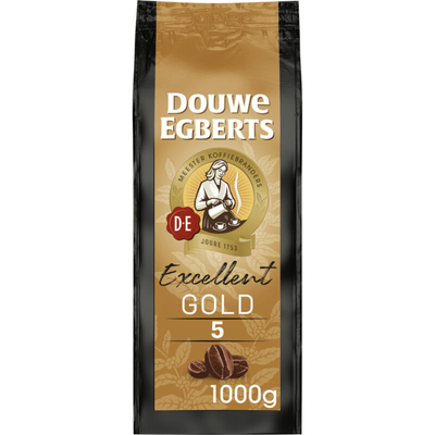Douwe Egberts Excellent gold koffiebonen Koffiebonen (origins) 1 kg