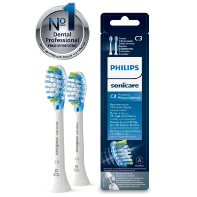 Philips Sonicare C3 Premium Plaque Defense  opzetborstels - 2 stuks