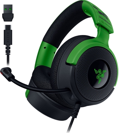 Razer Kraken V4 X - Gaming Headset - Razer Chroma RGB - PC, Console & Mobiel - Minecraft Edition