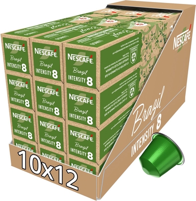 Nescafé Farmers Origins Brazil capsules - 10 koffiecups x 12 doosjes