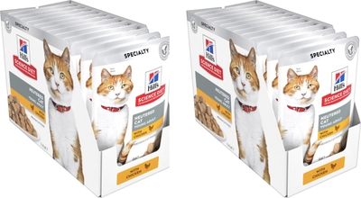 Voordeelpakket: 2 x Hill's Feline Adult Sterilised Chicken/Kip 12x85 g natvoer katten