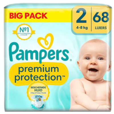 Pampers Premium Protection  luiers maat 2 - 136 stuks