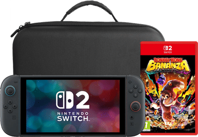 Nintendo Switch 2 + Donkey Kong Bananza + BlueBuilt Travelcase