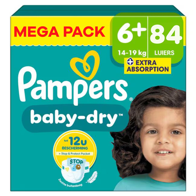 Pampers Baby Dry  luiers maat 6 plus - 84 stuks