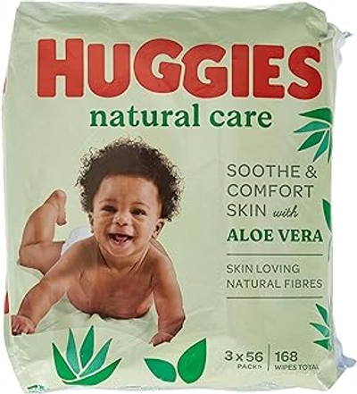 Huggies Natural Care billendoekjes - 56 stuks