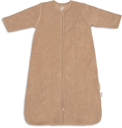 Jollein Baby Slaapzak Met Afristbare Mouw 110cm - Sleepy Miffy Terry - Biscuit