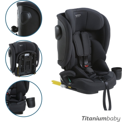 Titaniumbaby Solid Autostoel Luxx Black 76-150 cm.