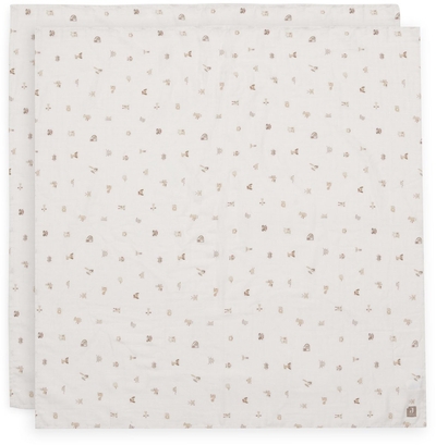 Jollein - Hydrofiele Doek Large - 115x115cm - Animal Friends - 2 Stuks