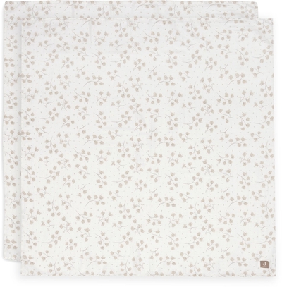 Jollein - Hydrofiele Doek Large - 115x115cm - Leafy Dreams - 2 Stuks