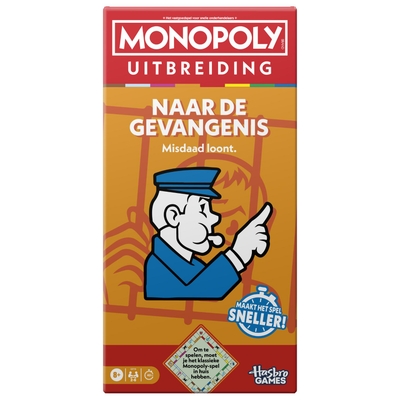 Monopoly Naar de gevangenis - Uitbreiding voor Monopoly - Gezelschapsspel