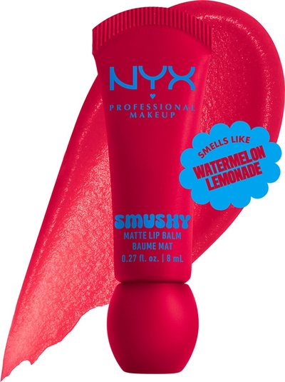 NYX Professional Make Up Smushy Matte Sassy Stuff Lippenbalsem - Zachte, Matte Finish - Met mochi rijstpoeder en suiker-ceramiden - 1 ST