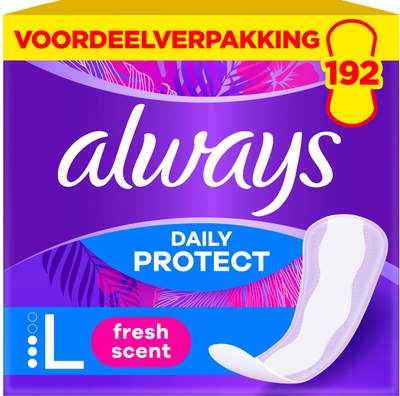 Always Daily Protect Inlegkruisjes Long - Met Een Frisse Geur - 8 x 24 Stuks