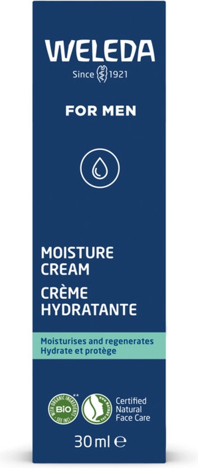 Weleda Men Hydraterende Crème - Dag- en Nachtcrème - Rozemarijn - 30ml