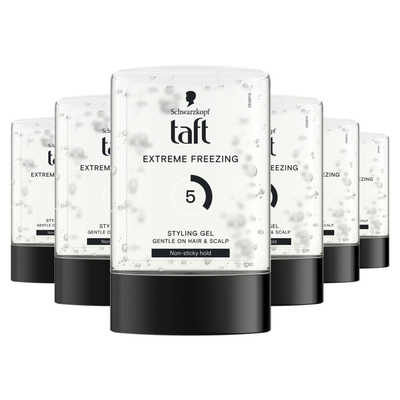 Taft - Extreme Invisible Gel - Tottle - 6 x 300ml - Grootverpakking