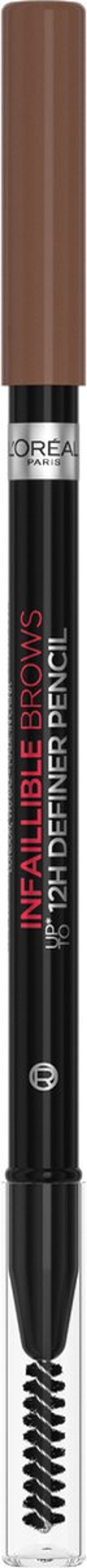 L’Oréal Paris Infaillible Brow 12H Definer Pencil Slijpbaar wenkbrauwpotlood - 5.0 Light Brunette - 8.7gr