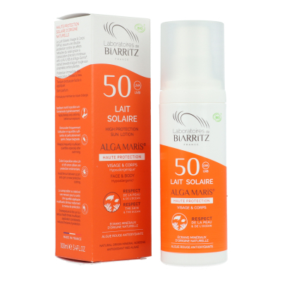 Laboratoires de Biarritz Alga Maris Zonnemelk SPF50 Bio | 100 ml