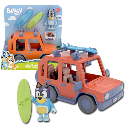 BLUEY - 4WD Landcruiser Speelauto met accessoires - Speelset