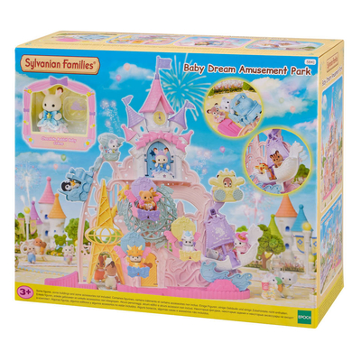 Sylvanian Families 5841 Baby Droompark inclusief 1 FLUWEELZACHTE speelfiguur