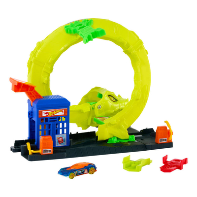 Hot Wheels - Kronkelende Slang in de Aanval - speelset