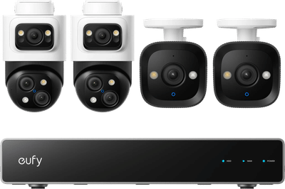 Eufy PoE Security System + NVR + S4 2-Pack + E40 2-Pack
