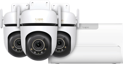 TP-Link Tapo C530WS 3-Pack + H500 Smart HomeBase