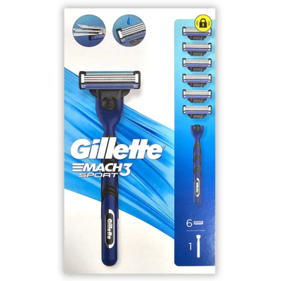 Gillette Mach 3 scheersystemen - 6 stuks