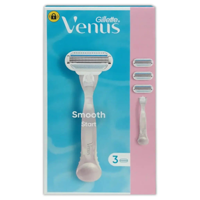Gillette Venus Smooth scheersystemen - 3 stuks