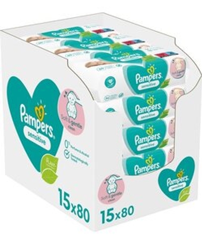 Pampers Sensitive billendoekjes - 1200 stuks