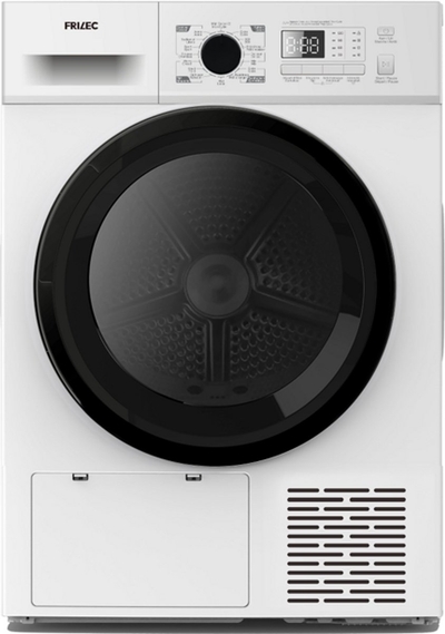 Frilec KOBLENZ8882TWP-030W - Warmtepompdroger - 5 Jaar Garantie - 8 Kilo - Wit