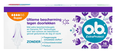 OB ExtraProtect Tampons Super 16ST