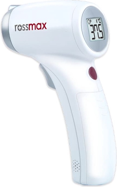 Rossmax HC700 BT - Thermometer Lichaam - Voorhoofd - Koortsthermometer voor Baby’s, Kinderen en Volwassenen - Object Temperatuur - Klinisch Getest - Contactloos - Bluetooth - Smartphone App - Geheugen - Verlicht LCD Scherm - Meten in het Donker