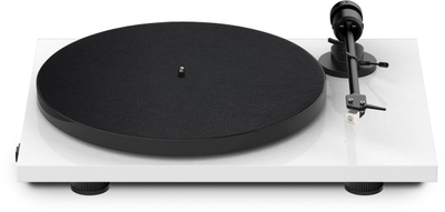 Pro-Ject E1 Phono Platenspeler – Inclusief Phono Voorversterker – AT3600L Cartrigde – Retro – Wit