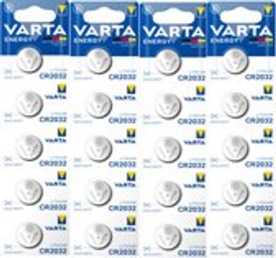 Varta Energy Lithium CR2032 knoopcelbatterij - 4 x 5 stuks