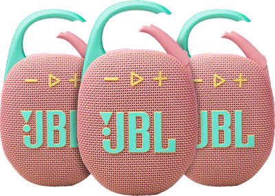 JBL Clip 5 Roze 3-pack