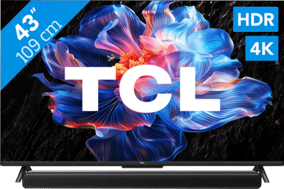 TCL 43" Led P61K 4K (2025) + TCL S45H 2.0 Soundbar