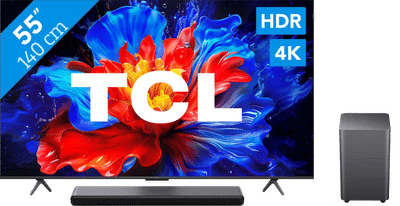 TCL 55" QLED P81K 4K (2025) + TCL S55H 2.1 Soundbar