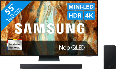 Samsung 55" Neo QLED QN73F 4K (2025) + Samsung HW-B450F (2025)