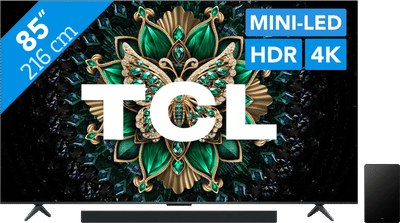 TCL 85" QD Mini-led C61K 4K (2025) + TCL Q65H