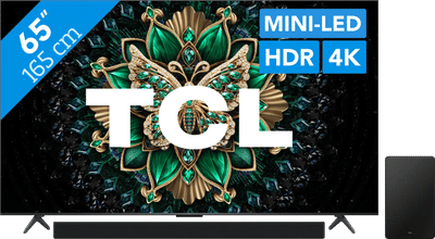 TCL 65" QD Mini-led C61K 4K (2025) + TCL Q75H