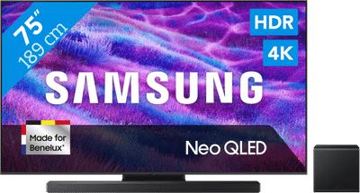 Samsung 75" Neo QLED QN82F 4K (2025) + Samsung HW-QS700F (2025)