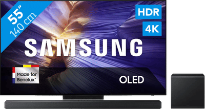 Samsung 55" OLED S90F 4K (2025) + Samsung HW-QS700F (2025)