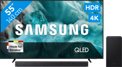 Samsung 55" QLED Q7F4 4K (2025) + Samsung HW-B450F (2025)