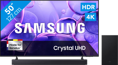 Samsung 50" Crystal UHD U8070F 4K (2025) + Samsung HW-B450F (2025)