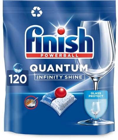 Finish Infinity Shine vaatwastabletten  - 120 wasbeurten